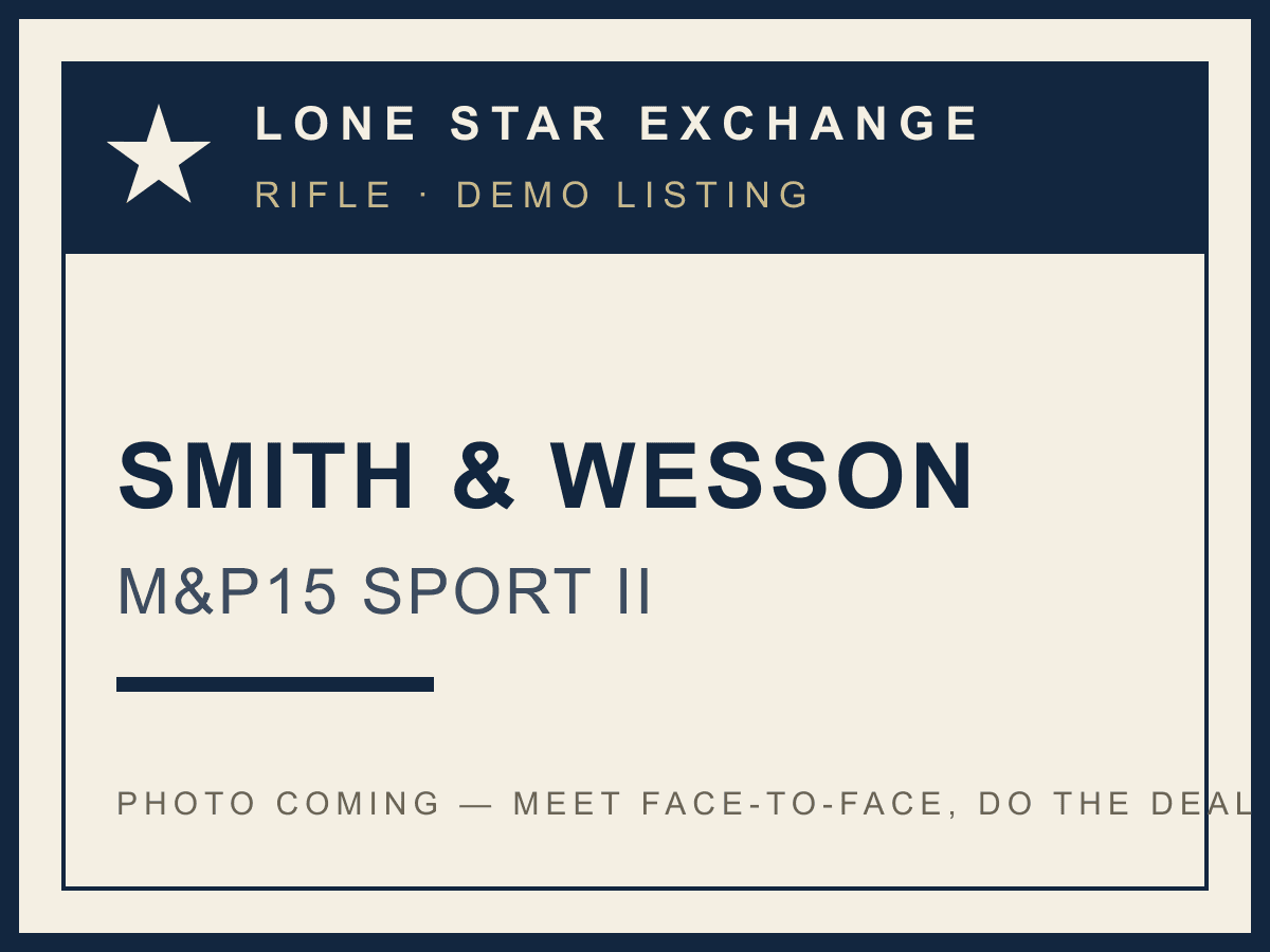 Smith & Wesson M&P15 Sport II