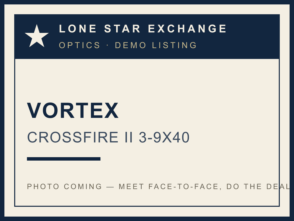 Vortex Crossfire II 3-9x40 Scope